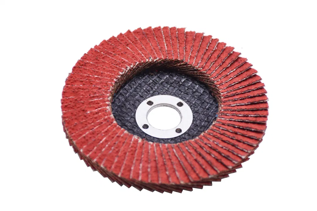 High Sharpness Ceramic Grain Flap Disc with Factory Price for Wood Metal Alloy Stainless Steel Polishing