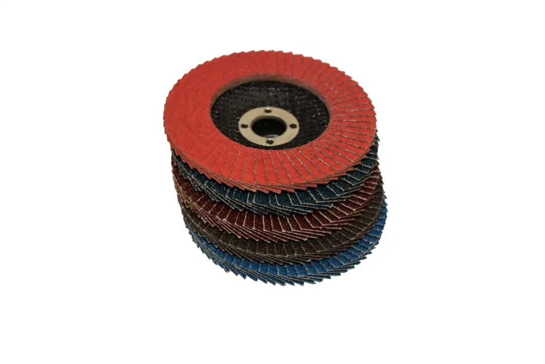 150*22 mm Ceramic Grain Flap Disc 60# for Grinding and Polishing Chromium Steel, Stainless Steel