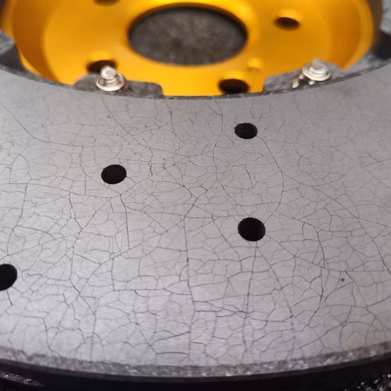 Rotor de freio a disco de freio cerâmico de fibra de carbono de desempenho para Maserati