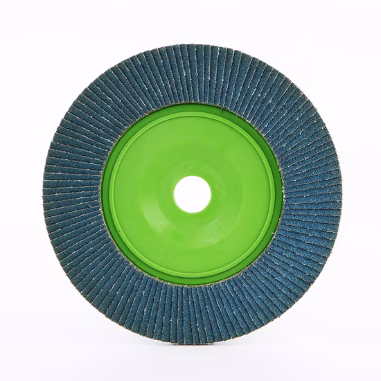 Disco de aba de material cerâmico 100% Vsm por atacado em tamanho popular disco de aba abrasivo de 180 mm para metal