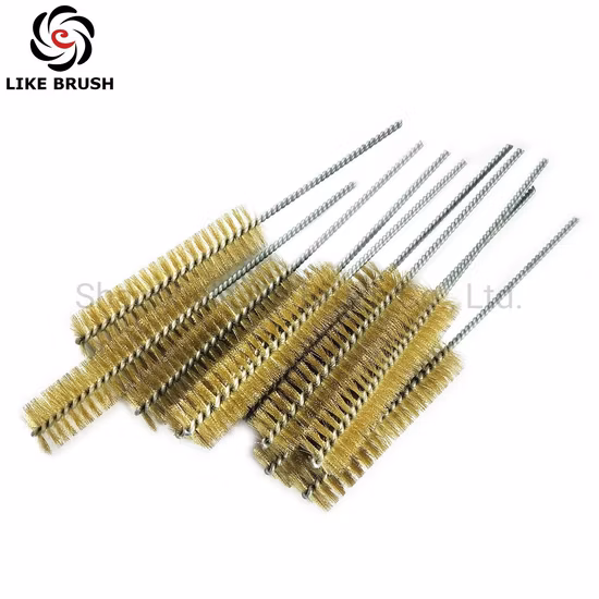 Escovas de tubo de fio de latão para brocas